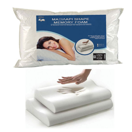 Εικόνα για ΜΑΞΙΛΑΡΙ SHAPE MEMORY FOAM  VISCO