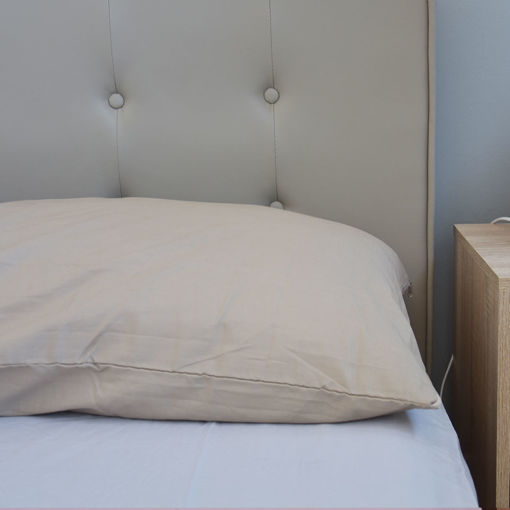 Εικόνα για Βαμβακερή Θήκη με Φερμουάρ για Μαξιλάρι Σώματος-Body Pillow Μπεζ