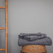 Εικόνα για Πετσέτα Μπάνιου Βαμβακερή Βάρους 550gr/m² Μπορντούρα Γκρι Σκούρο