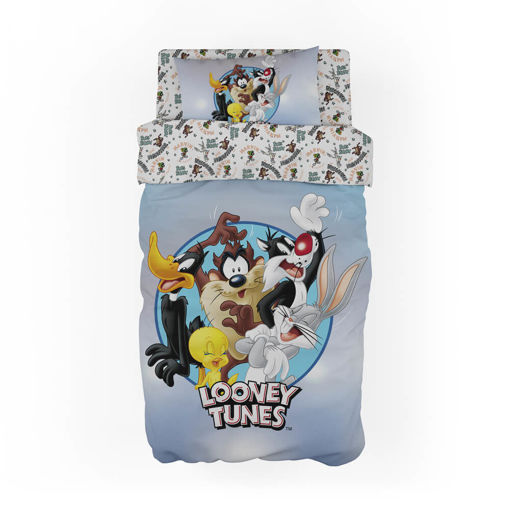 Εικόνα για Σετ 3 Τεμαχίων Παιδικά Σεντόνια Warner Bros Looney Tunes 0003 165x250cm