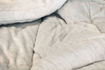 Εικόνα για Κουβερτοπάπλωμα Κοράλ 220x240 με Γέμιση Πολυεστερικής Βάτας 350gr/m2 Γκρι