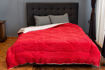 Εικόνα για Κουβερτοπάπλωμα Γούνα με Γέμιση Πολυεστερικής Βάτας 220x240 Κόκκινο